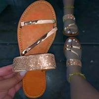 Sandale za žene Ljeto Rhinestone Slip-on Otvori otvoreni nožni sanduci