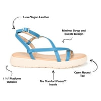 Kolekcija Journee Žene Jeselia Tru Comfort Foam Anklea ravne sandale