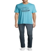 Muška grafička majica sa slanom vodom Comfort kratkih rukava