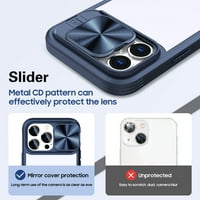 Toyella All-inclusive kamera za prozor futrola za telefon prah plava IPhone12
