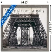 Eiffelov toranj građevinski zidni poster, 14.725 22.375