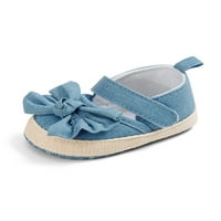 Colisha dječje cipele Meki potplat krevetić za cipele luk Stanovi pod protiv klizanja Mary Jane prvi šetači plava 0-mjeseci