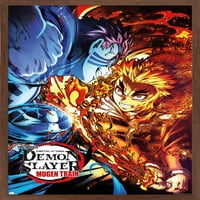 Demon Slayer: Mugen Train - nasuprot jednoj zidnom posteru, 14.725 22.375 Uramljeno