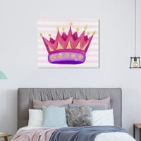 Wynwood Studio Fantasy i Sci-Fi zidni umjetnički platneni otisci' kraljica moje sobe ' bajke-Pink , Purple