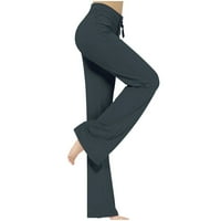 Giligiliso ženske hlače čišćenje ženskih hlača sa širokim strukom Široke pantalone sa vježbama ležerne