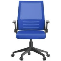 Cadcah menadžerska stolica sa podesivom visinom i okretom, lb. Kapacitet, Najlonsko Sjedište Plavo