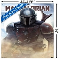 Star Wars: Mandalorian - bojni zidni poster sa push igle, 22.375 34