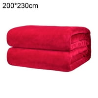 Handeo poliester mekana topla čvrsta boja pokrivač za spavanje za spavanje za kućnu spavaću sobu posteljinu
