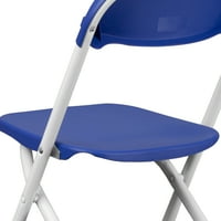 Flash Namještaj Timmy Kids Plava plastična sklopiva stolica