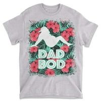 Tata Bod grafički Shirt Funny Dan očeva rođendan novi tata poklon Hawiian Print grafički T-Shirt