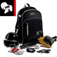 Franklin Sports MLB Bat Bat - Omladinski bejzbol, softball i tee Ball Bag - crna, siva