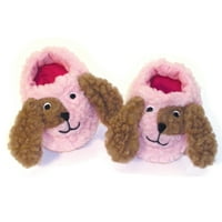 Sophia's Sherpa Puppy Pas papuče za lice za 18 lutke, ružičaste smeđe boje
