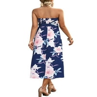 Kapteze Žene duge haljine od ramena Maxi haljine Letnje naizmjenično navodnoj havajska na plaži pokrov