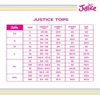 Justice Girls J-Sport flis zalijepljeni aktivni džogeri, veličine XS-XXL