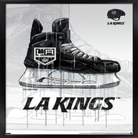 Kings Los Angeles - Kaplje za klizanje Zidni poster, 14.725 22.375