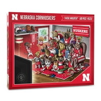 Nebraska Cornhuskers čistokrvni navijači 'Prava naizlačka zagonetka 15 x20