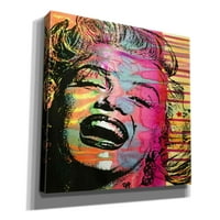 Epic Graffiti 'Marilyn' by Dean Russo, Gicle Canvas Wall Art, 26 X30