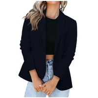 Olyvenn ponude ženske ležerne jakne za blejler odijelo s dugim rukavima otvorenim prednjim sa džepovima dugmeta za poslovne kancelarijske radne kancelarijske jakne odijelo poslovno kapuljač bez rukava 10