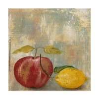 Zaštitni znak likovne umjetnosti voće jabuka limuna platnena umjetnost GIGI započinje