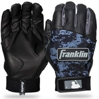 Franklin Sports Digitek Bating rukavice Crna crna digira za odrasle velike