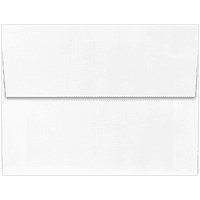 Luxpaper a Peel & Press pozivnice koverte, 3 4, lb. Bijelo Platno, Pakovanje