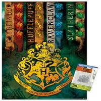 World Worldring: Harry Potter - Zidni poster za kuću sa push igle, 14.725 22.375