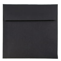 Kvadratne Koverte, Crno Platno, Pakovanje Od 25 Komada