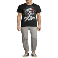 Joker & Beauty Sketch muška i velika Muška grafička majica, 2 pakovanja