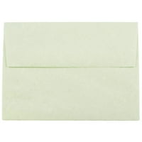 Koverte, 4, 8x6, 5, zeleni pergament, pakovanje od 25 komada