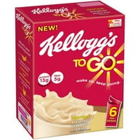 Kellogg's to Go Vanilla Breakfast Shake Mix, ct, 7. oz