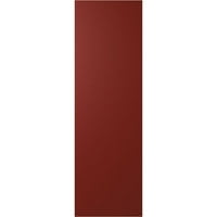 Ekena Millwork 12 W 25 H True Fit PVC dijagonalna letvica modernog stila roletne sa fiksnim nosačem, biber crvena