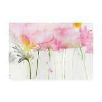 Zaštitni znak likovne umjetnosti cvjetno platno Umjetnost 'ćebe od cvjetova' od Sheile Golden