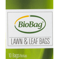 Torbe za travnjak i listove biobag, galona, ​​zelena, ct