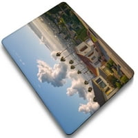 Kaishek Hard Case Shell Cover kompatibilan sa MacBook Pro S + crna poklopac tastature, šareni B 1038