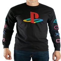 Dugmad Playstation kontrolera muška i velika Muška grafička majica
