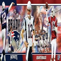 MasterPeeces Tom Brady New England Patriots 750-komadni panoramska slagalica