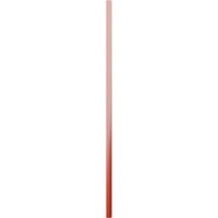 Ekena Millwork 1 2 W 49 H True Fit PVC, četiri tabla uramljena ploča-n-letten, vatrena crvena