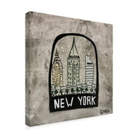 Zaštitni znak likovne umjetnosti 'New York Sning Globe' Platno umjetnost Brian Nash