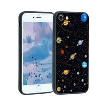 Planete-futrola za telefon za iPhone za žene i muškarce pokloni, Meki silikonski stil otporan na udarce-planete-futrola