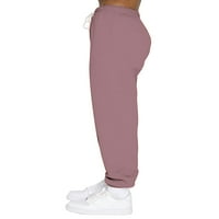 Beiwei Dame Dukset ravne noge pantalone s punim bojama ruča hlače baggy harem pant za žene dno visokog struka labavo fit ljubičaste ružičaste 2xl