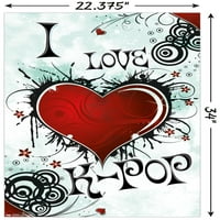 Love K-pop zidni poster, 22.375 34