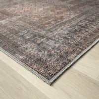 United Weavers Charm Dream Transitional Border Accent Rug, Taupe, 1 '10 3'