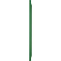 Ekena Millwork 12 W 78 H True Fit PVC jedno ploča Chevron Moderni stil fiksne kapke, viridian zeleno