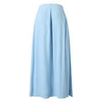 Baycosin Maxi suknje za žene Floury Clourful ženski Ruffles duge haljine do pola