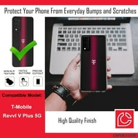 Kapsula futrola kompatibilna sa T-Mobile Revvl v+ 5G [slatki Fusion hibridni dizajn za teške uslove rada