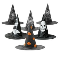 Halloween Party Witch hat djeca odrasli Hall između elemenata uređenih šešira nasumični uzorak crni partijski