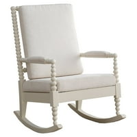 TRISTIN Sting stolica, krem ​​tkanina i bijela boja: krem ​​tkanina i bijela, Količina: 1, Stil: Tradicionalni