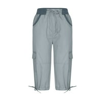 Fnochy kratke hlače za žene kratke hlače Cleariance Sport Modni casual čvrsta boja High Squik Cargo A-line
