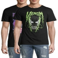 Marvel Oozy Venom & Purple Smoke muške i velike muške grafičke majice paket