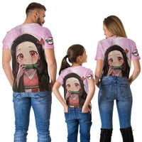 Demon Slayer majica Muškarci Žene Moda Demon Slayer Print T-majice Dječji hip hop vrhovi Anime Tee majica